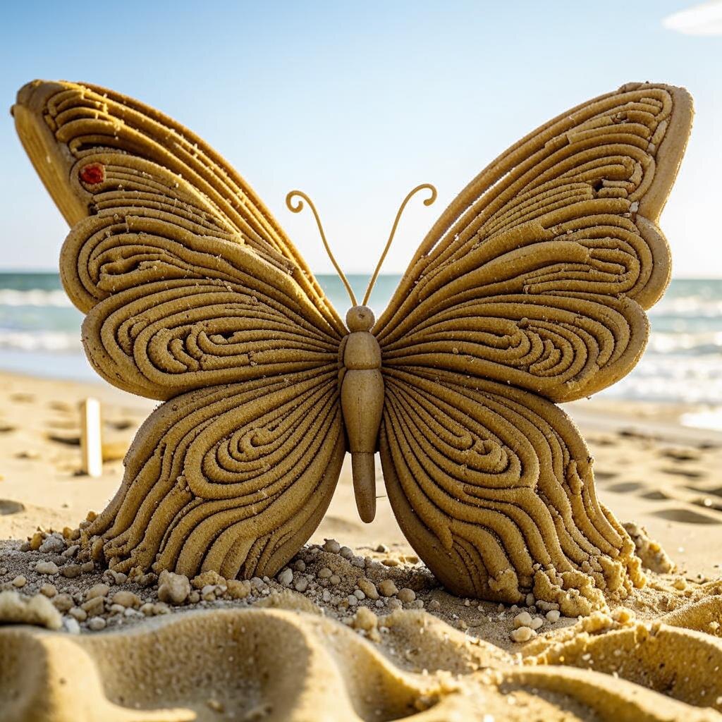 sand butterfly