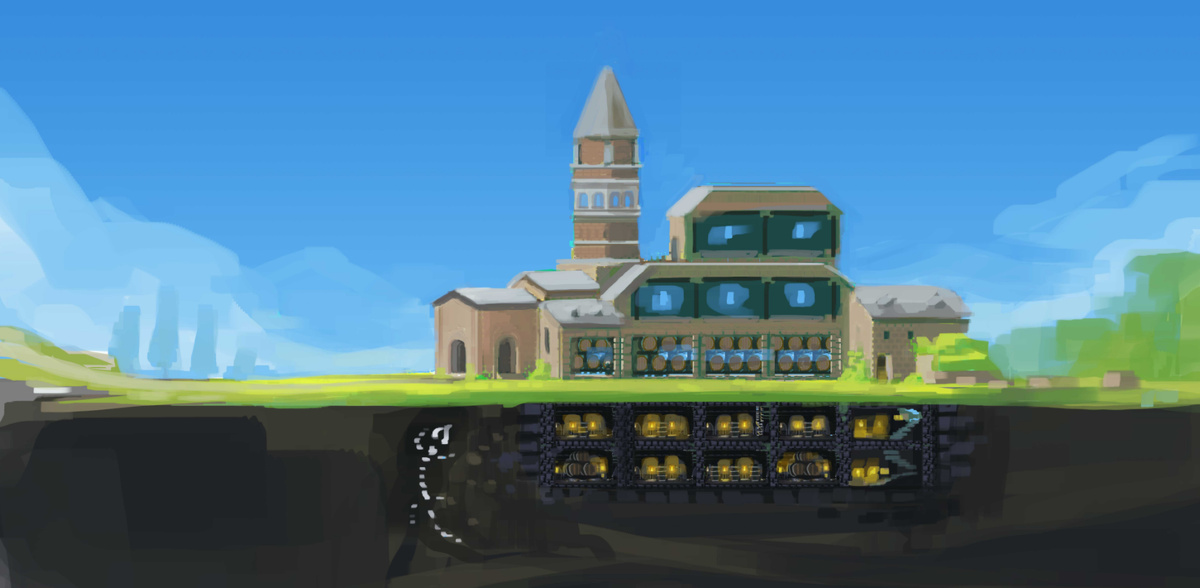 Ранняя разработка игры Ale Abbey