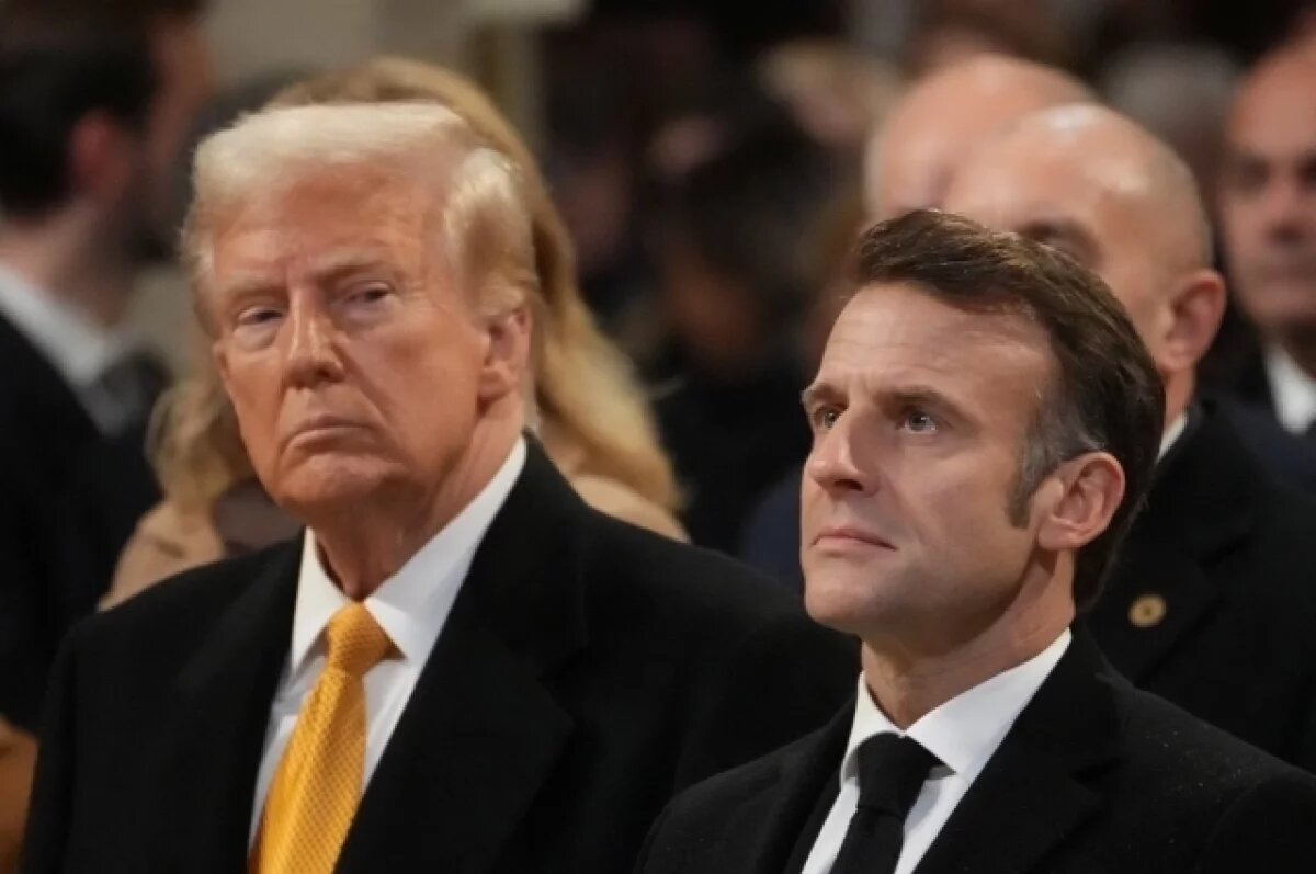    Трамп отказался встречать Макрона во время его визита в Белый дом