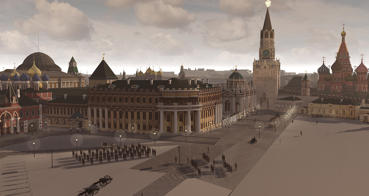 Малый Николаевский дворец в Кремле, 3D реконструкция
