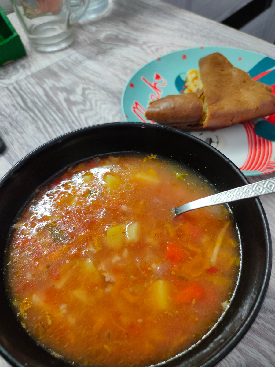 Суп и пирог