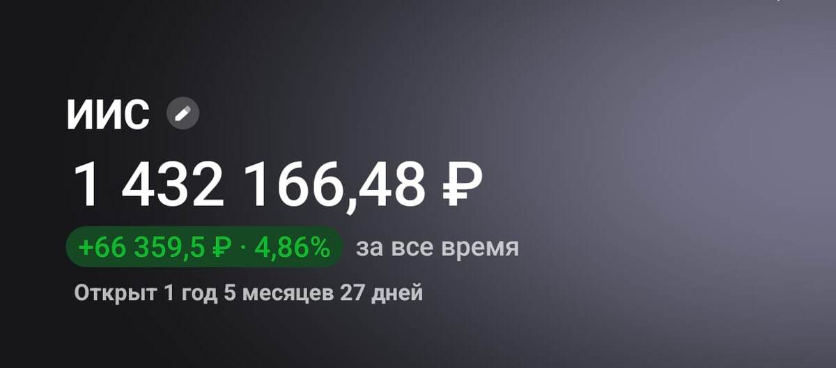 Сумма в портфеле на 23.02.2025 год.