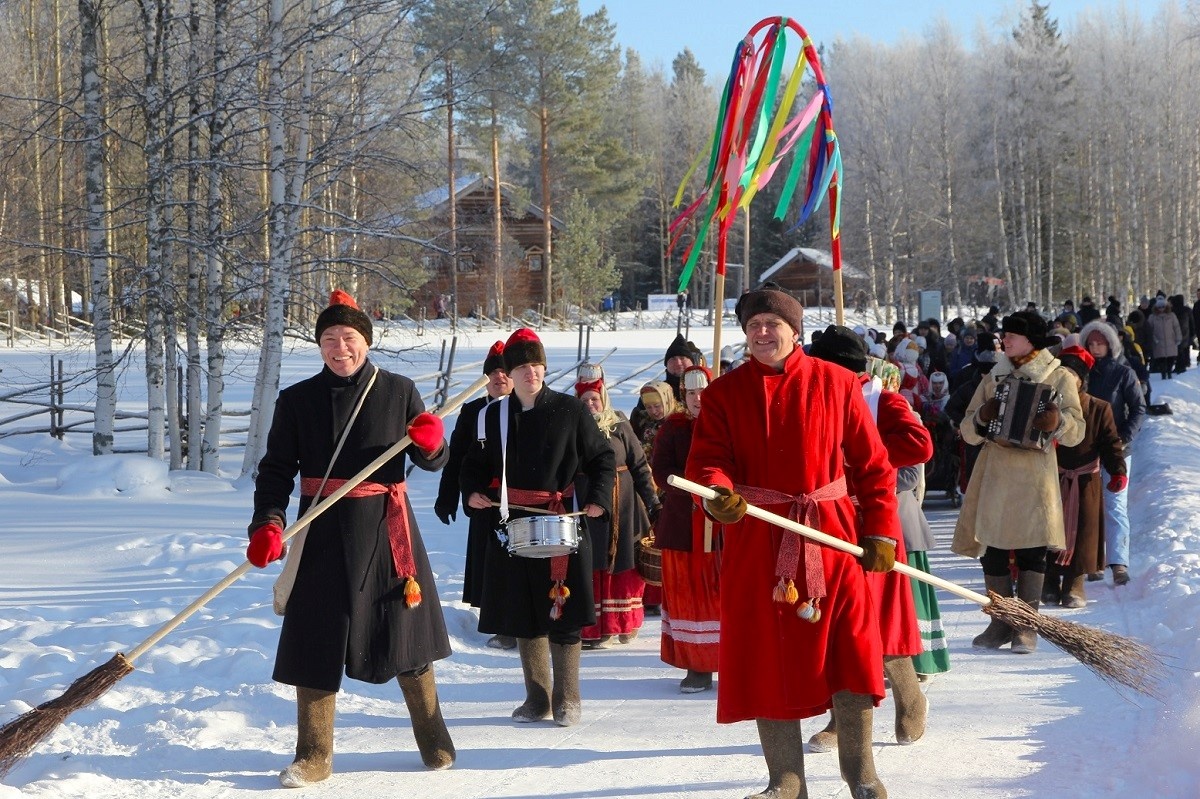 Масленичный поезд. Фото предоставлено пресс-службой музея-заповедника