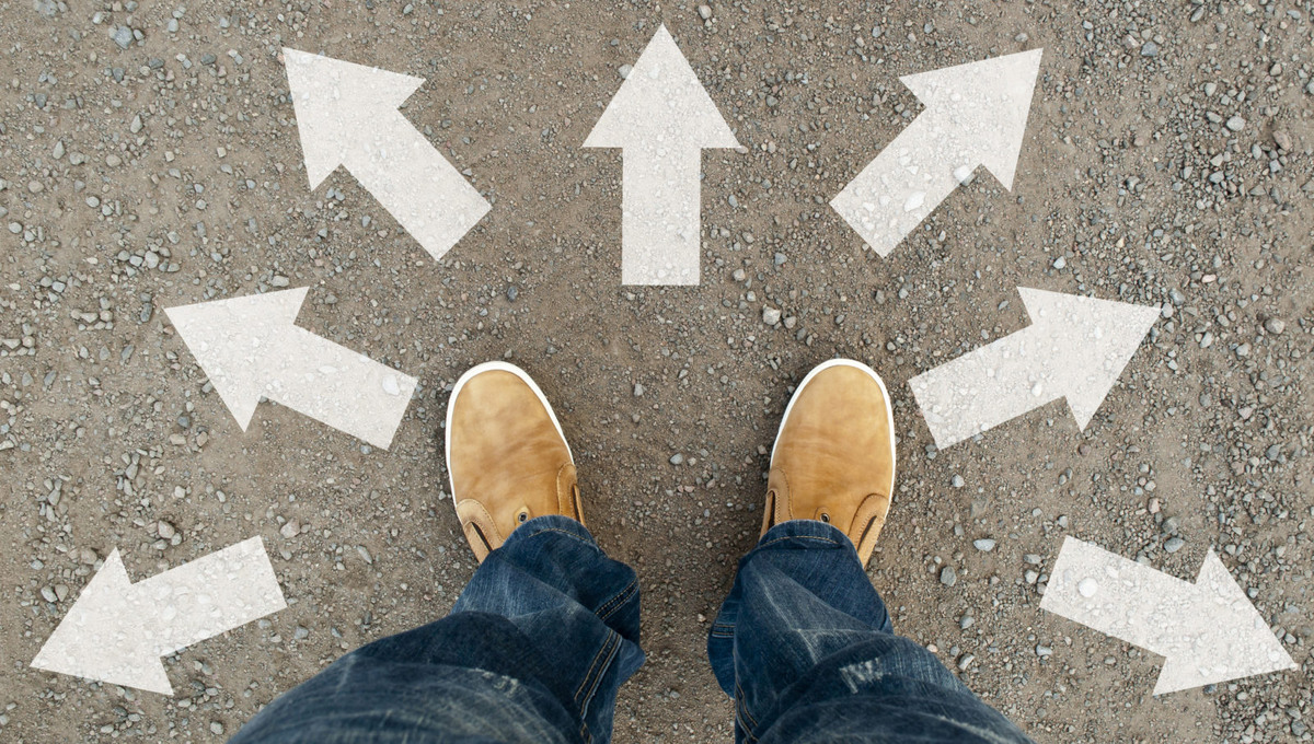 По-настоящему, в реальной жизни, выбор - это вам не нарисованные стрелочки на картинке из интернета. Все намного сложнее...