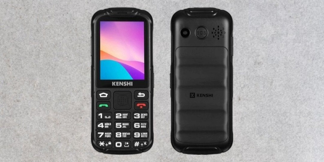 В России появился кнопочный телефон Kenshi Senior 281 с док-станцией, батареей на 2500 мАч и кнопкой SOS