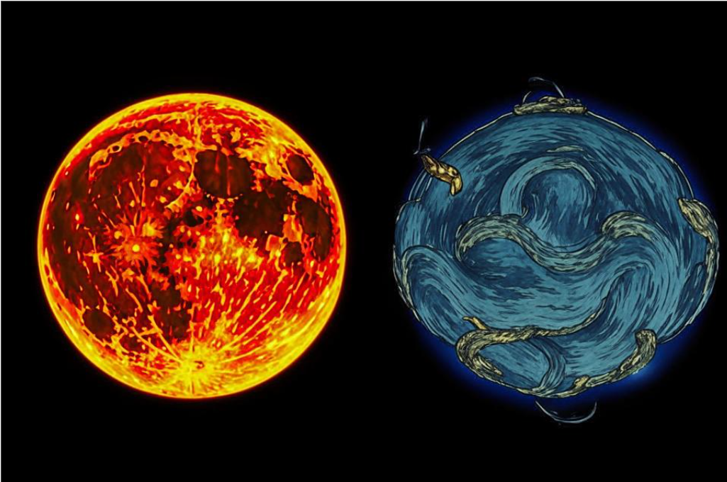 Луна в Овне против Луны в Скорпионе: битва эмоций или танец страстей?
