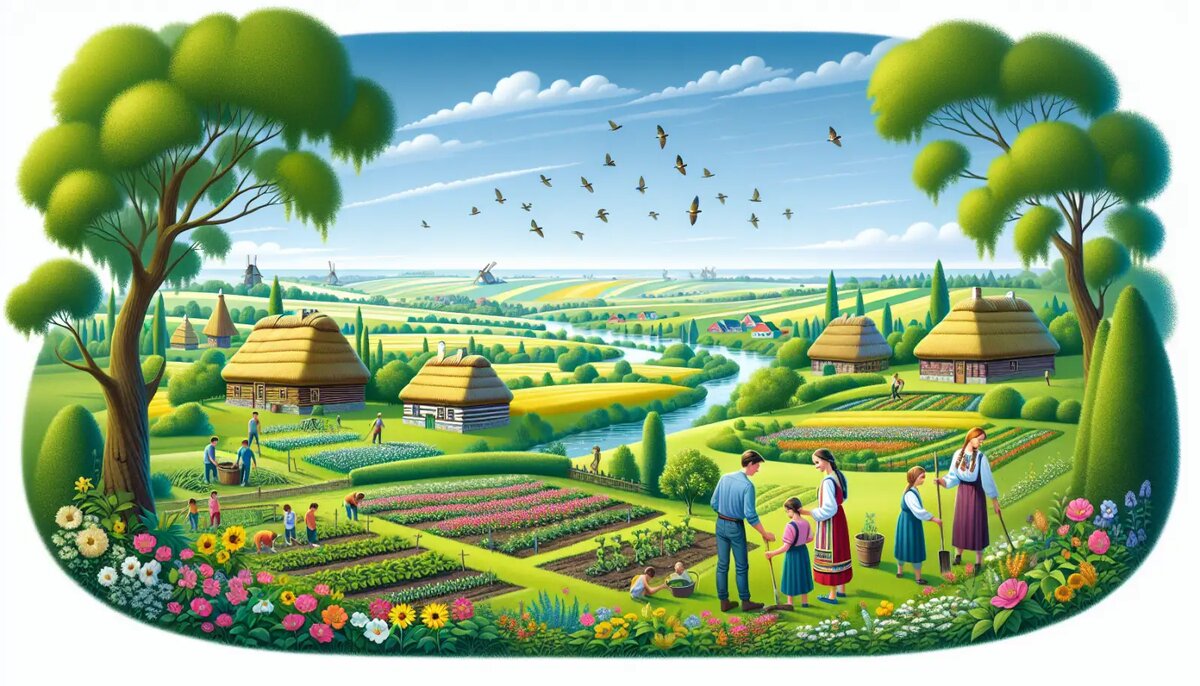    Возрожденная Украина. © Dall-E / Ridus.ru