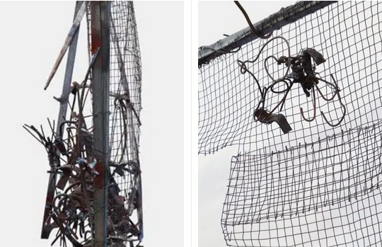 Гутов. Христос во время шторма на море Галилейском. 2009. Металл, сварка.