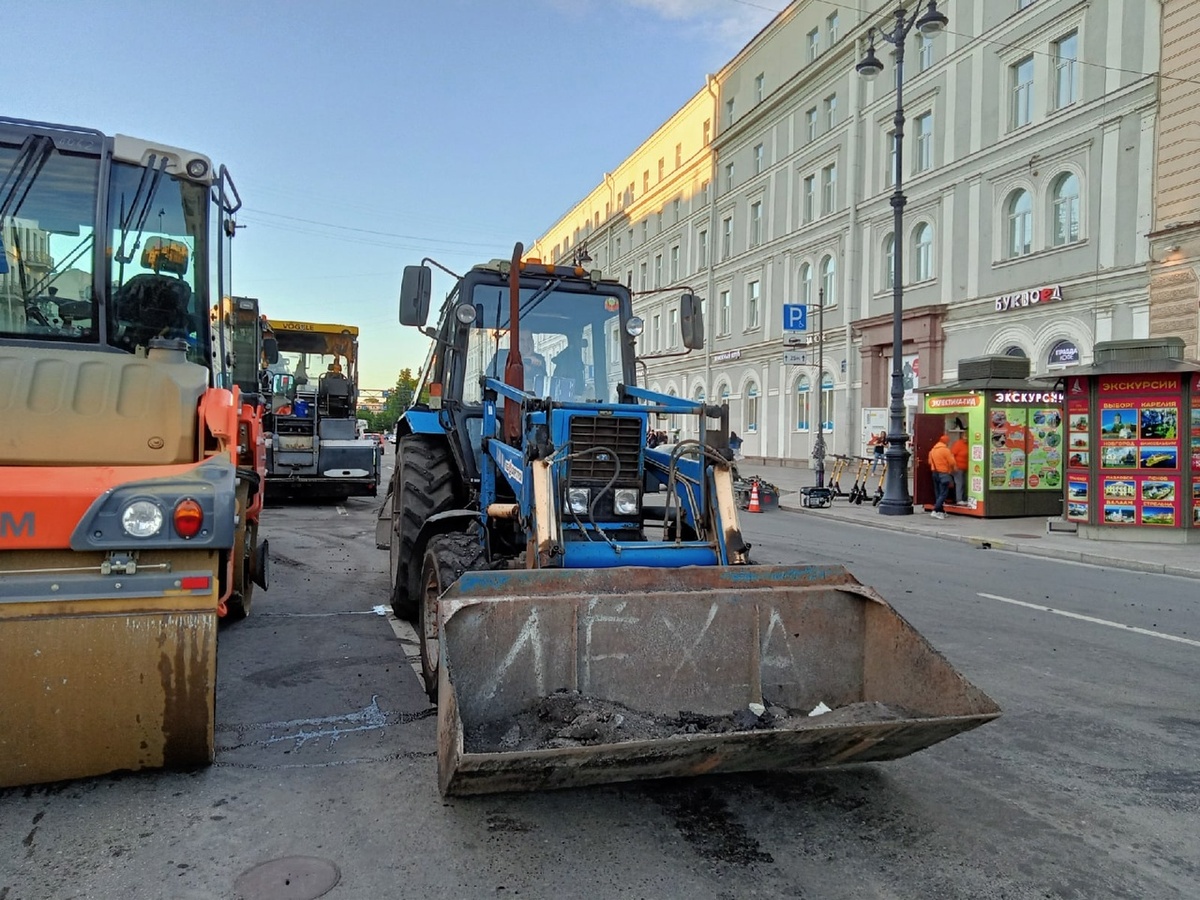 Благоустройство Лиговского проспекта. Фото автора