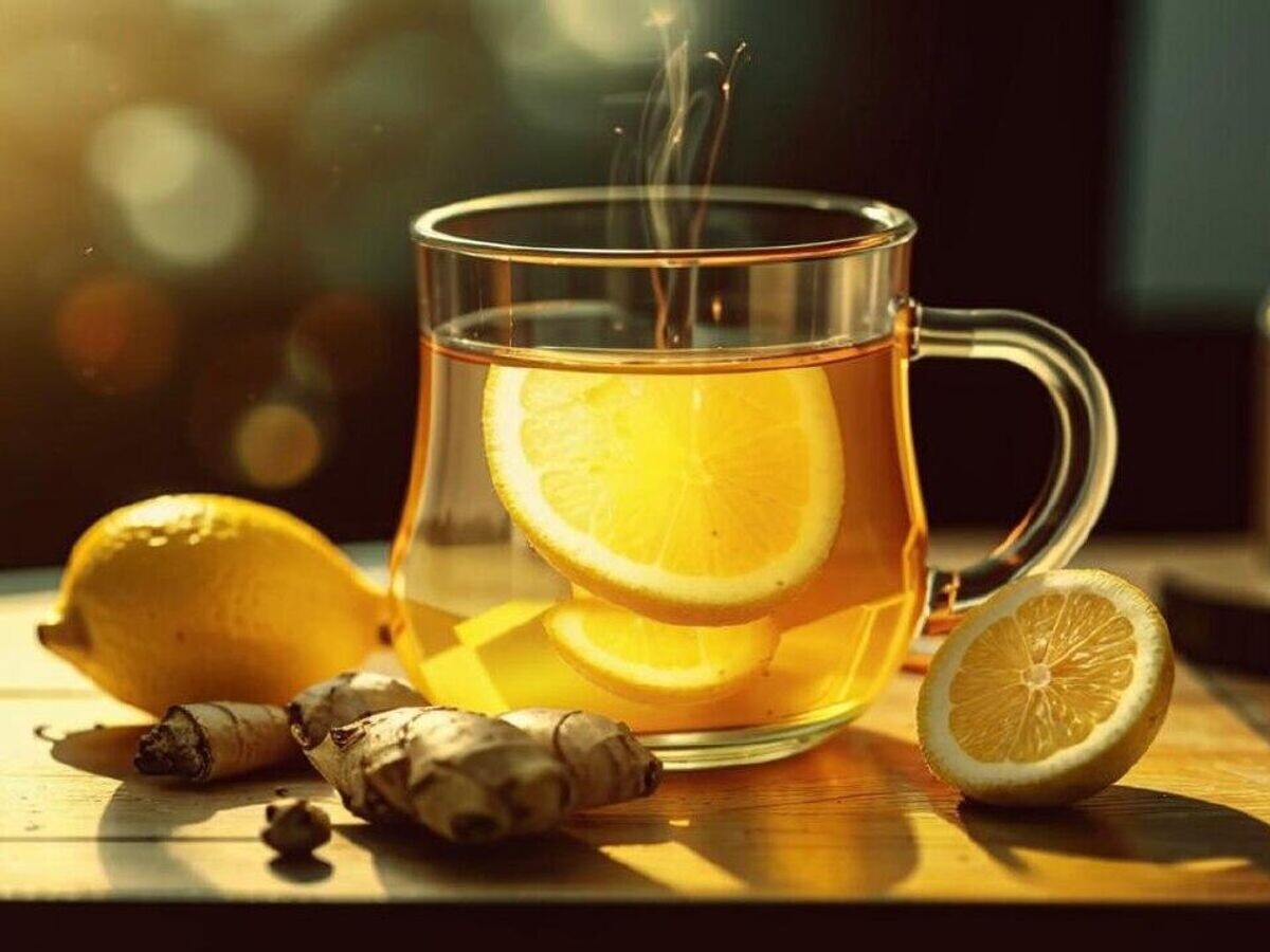    Имбирный чай с лимоном© РИА Новости / Сгенерировано искусственным интеллектом