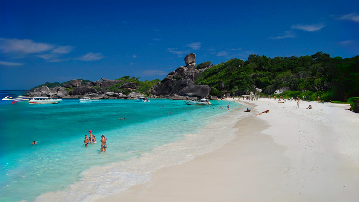 Таиланд. Пляж с белым песком