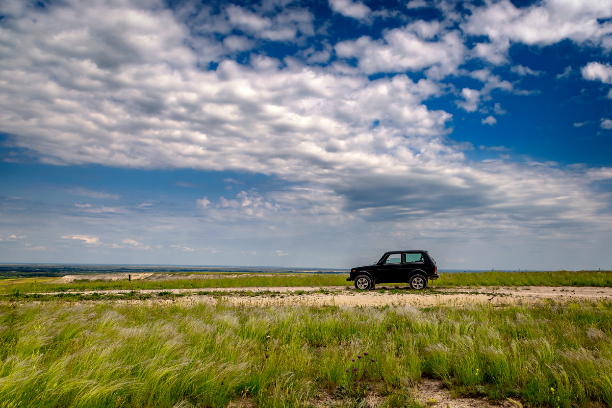 На меловых склонах Дона. Недалече от Шукшинского утёса, где снимался фильм «Они сражались за Родину».