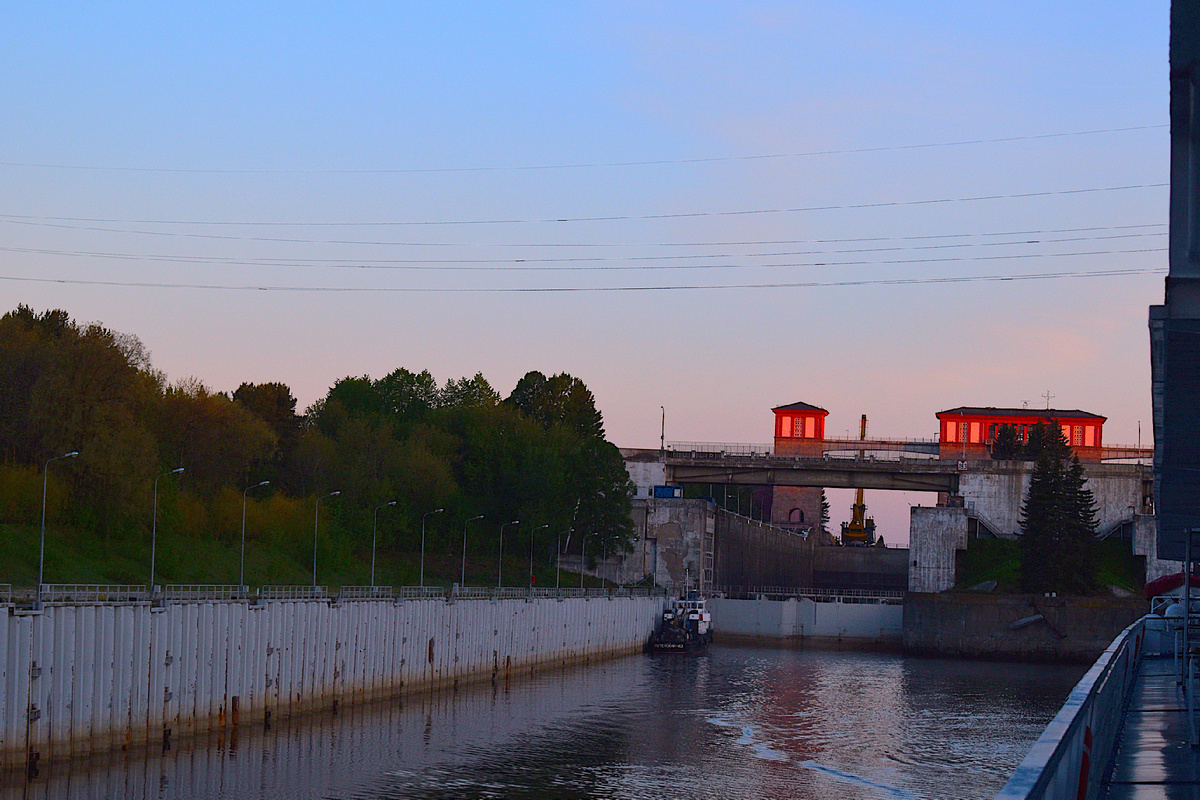 Гидроузел в Рыбинске.