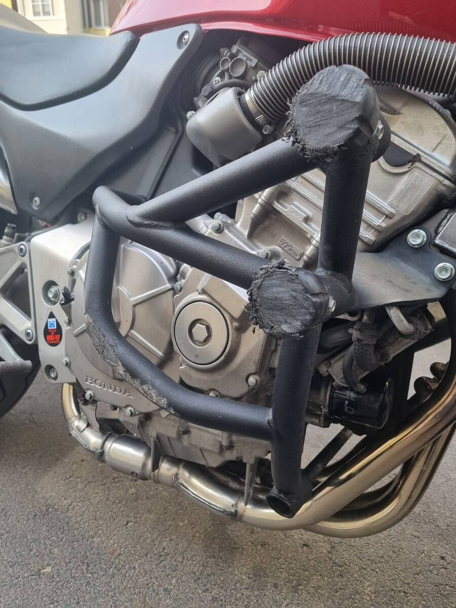 Отработанные Слайдеры Crazy Iron после падения