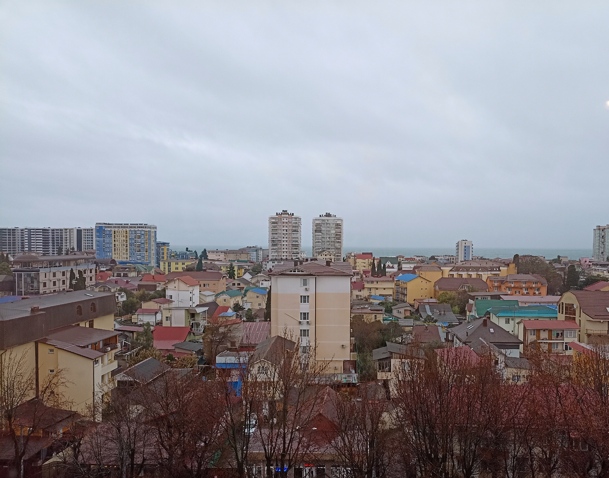 Вид из окна в посуточном жильё был прекрасен, но квартира оказалось невероятно холодной. 