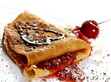 блины с вареньем