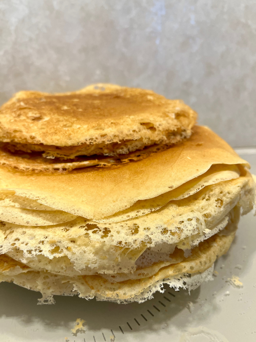 Красивые края блинов