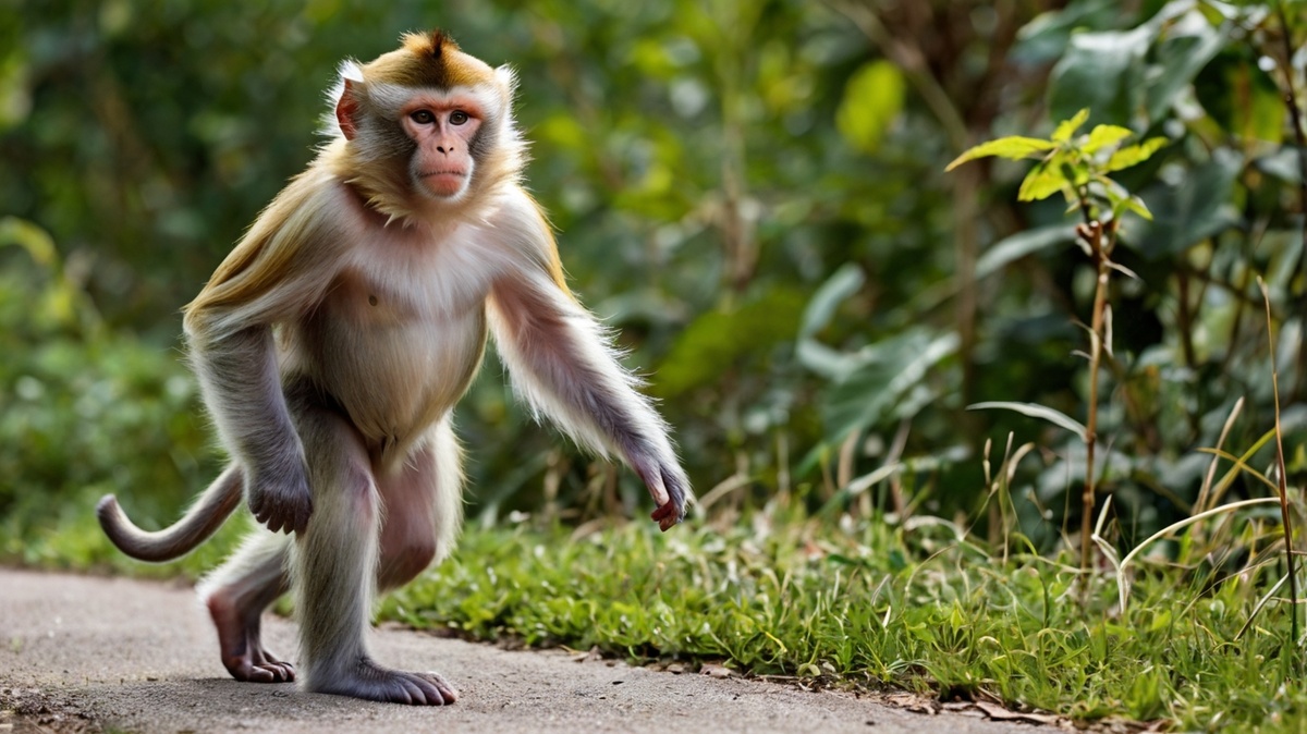 Как прогулки помогают обезьяне привыкнуть к новому дому.