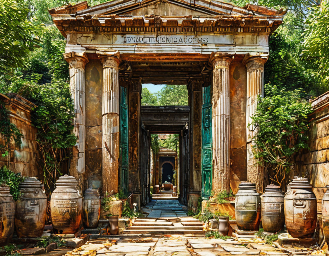 Открытые кувшины памятников.