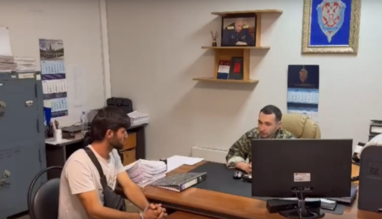 Скриншот с видеозаписи