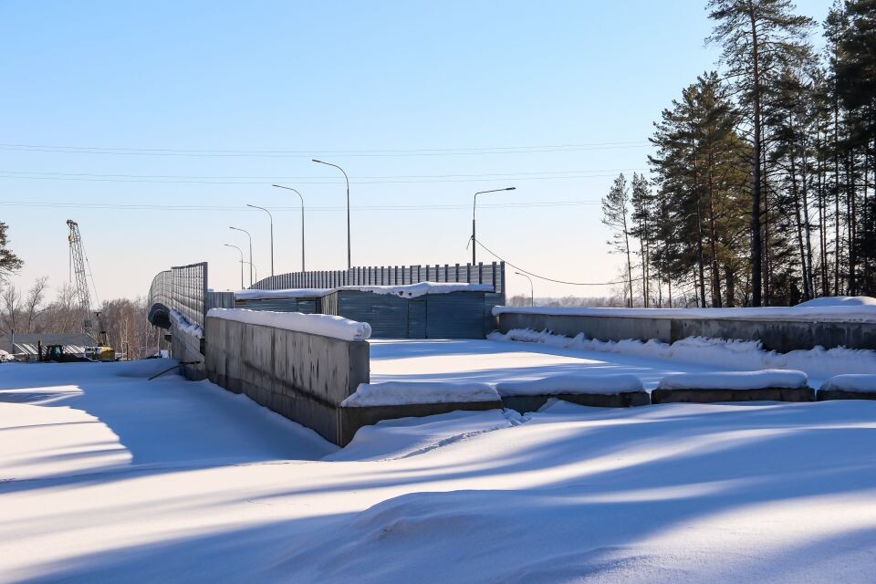    Стройплощадка транспортной развязки на Змеиногорском тракте. Источник: Виталий Барабаш/"Толк"