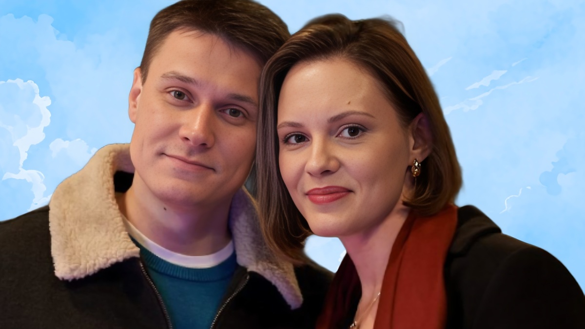 Валентина Муравская и Никита Абдулов. Сериал «Снежный папа». Коллаж. Автор: Мария К.