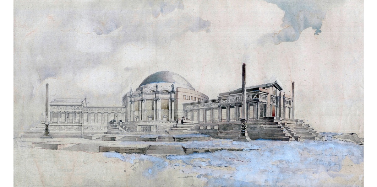 Сакович Л.Т. Музей-памятник ВОВ в Новосибирске. 1944
