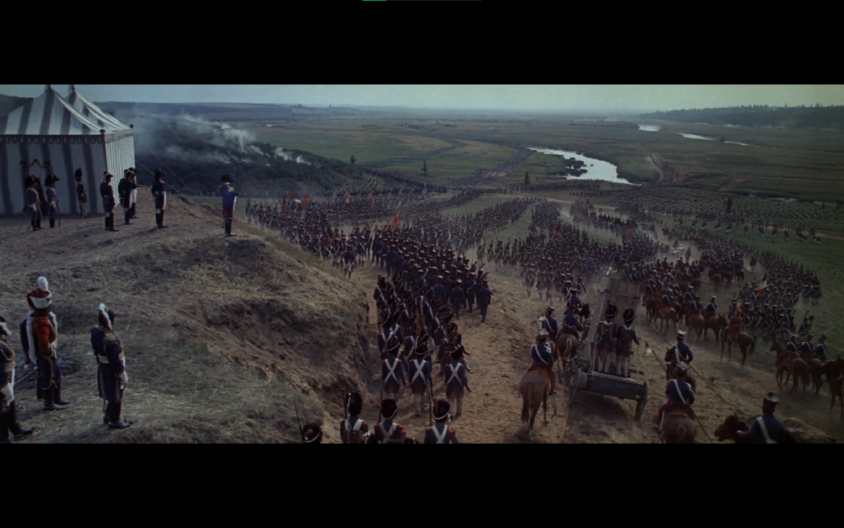 Кадр из серии фильмов «Война и мир». Режиссер – Сергей Бондарчук (1965 год).