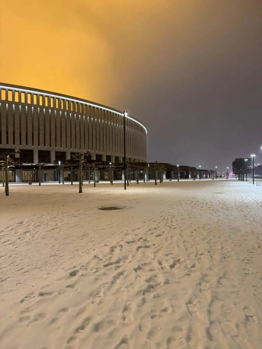 Вечерний парк "Краснодар" 24.02.2025г.  Фото автора