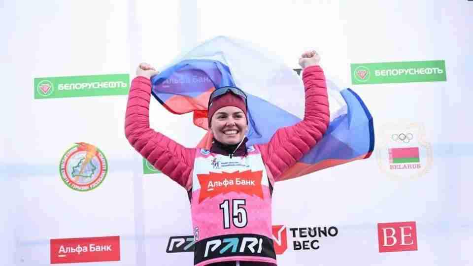    Югорская биатлонистка Виктория Метеля завоевала золотую медаль на «Кубке сильнейших»