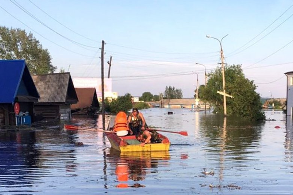    Наводнение в Тулуне. / ГУ МЧС России по Иркутской области