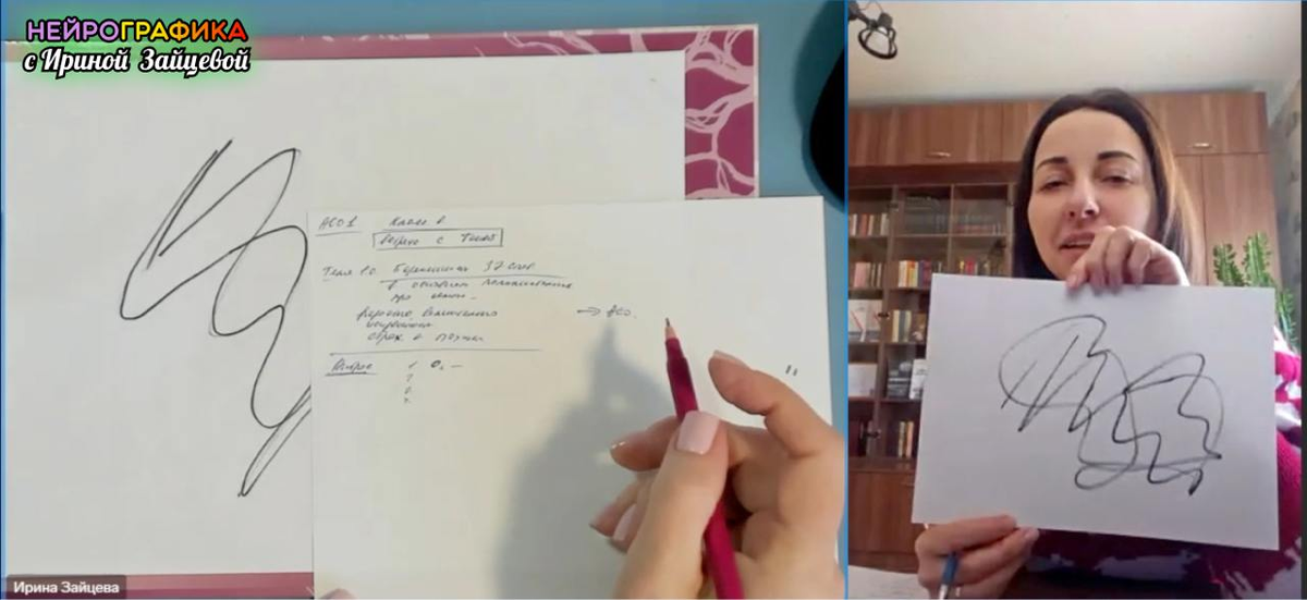 НейроГрафика. Сессия с клиентом онлайн. 