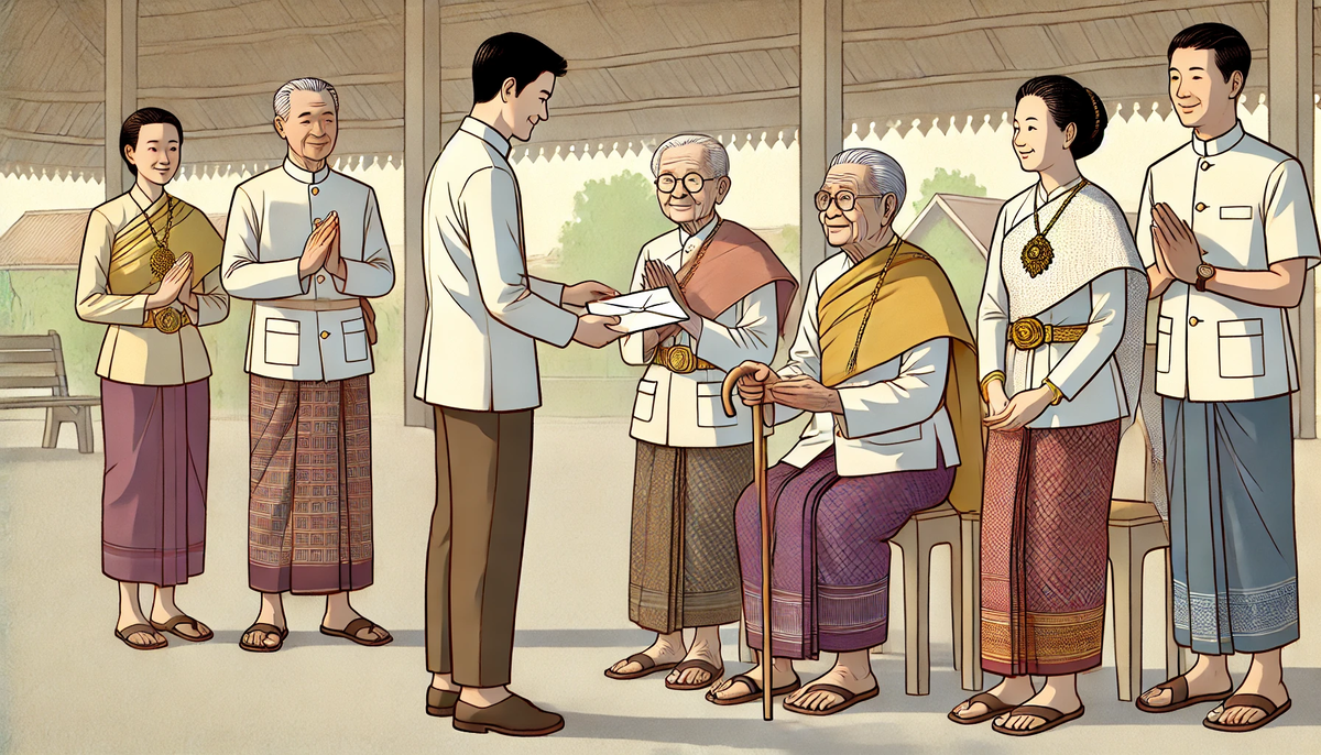 Демонстративное проявление щедрости приветствуется в тайском обществе и часто становится инструментом повышения собственного престижа.