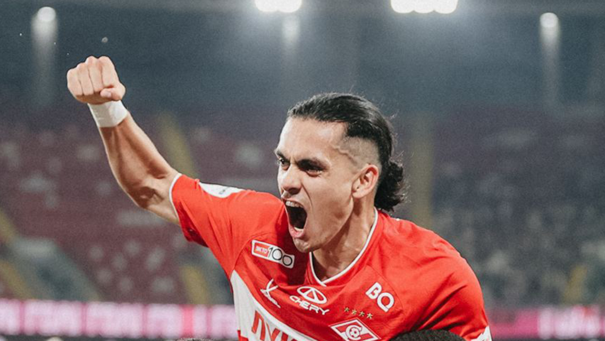 Парагвайский атакующий полузащитник "Спартака" Хесус Медина. Фото из интернета.