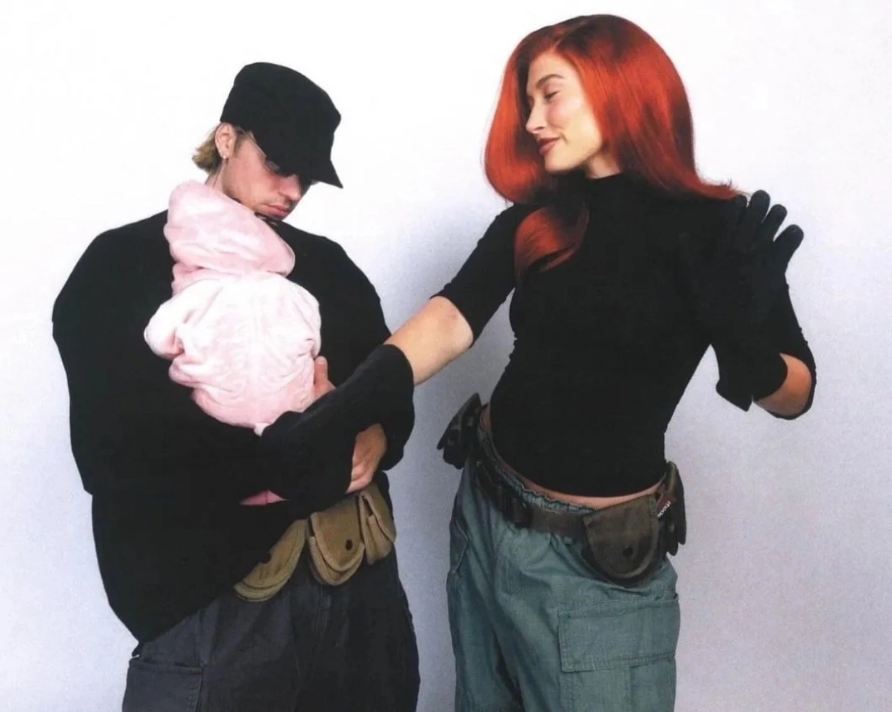    Джастин и Хейли Бибер с сыном. Фото: социальные сети