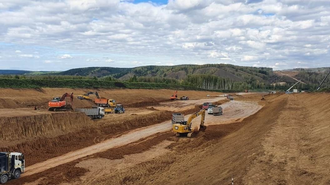 Фото из интернета. Строительство объездной дороги.