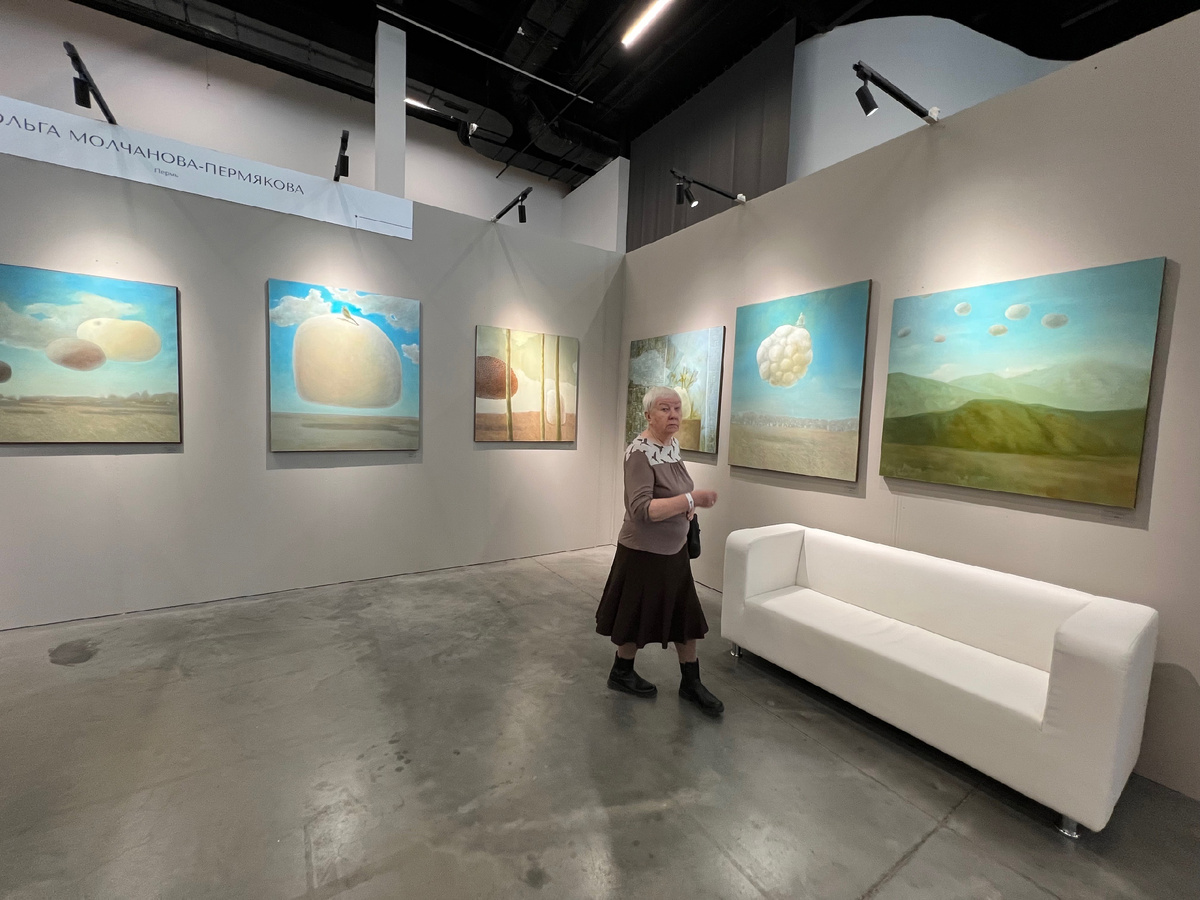 Работы Ольги Молчановой-Пермяковой, Пермь. Фото: Илья Солдаткин