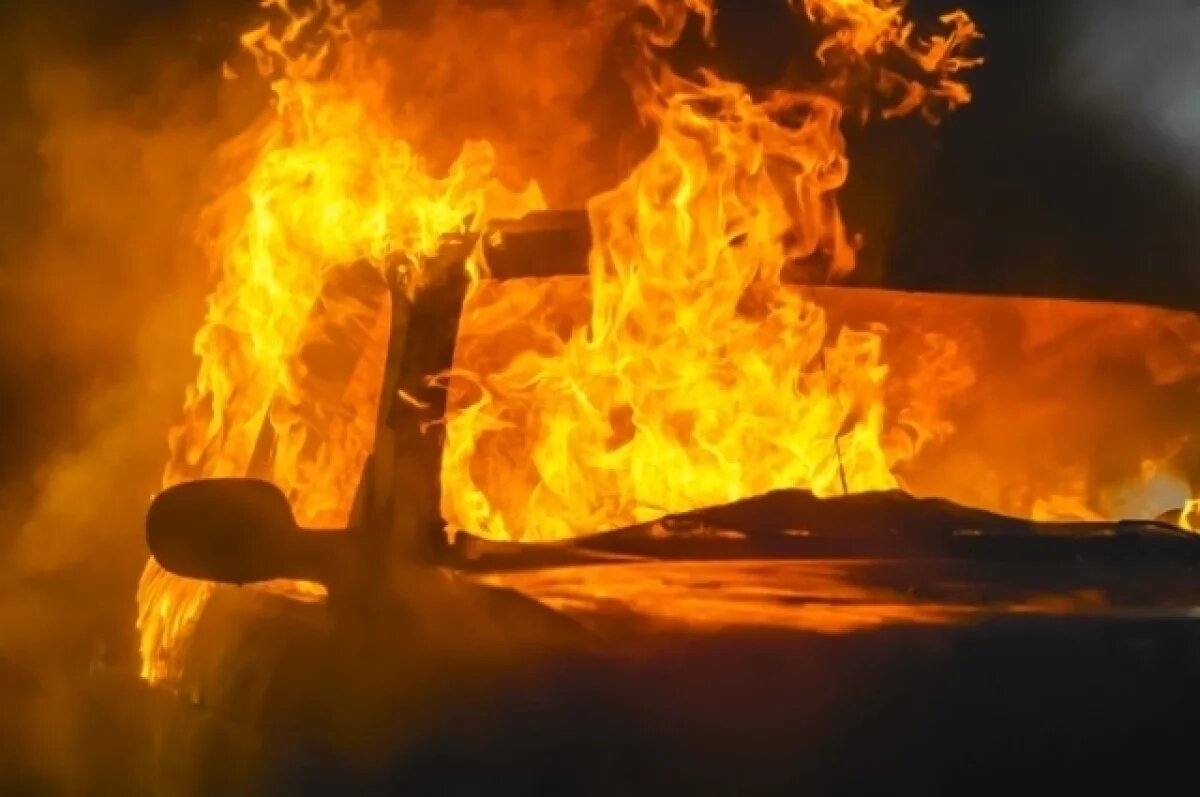    Пылающая ночь Киева.