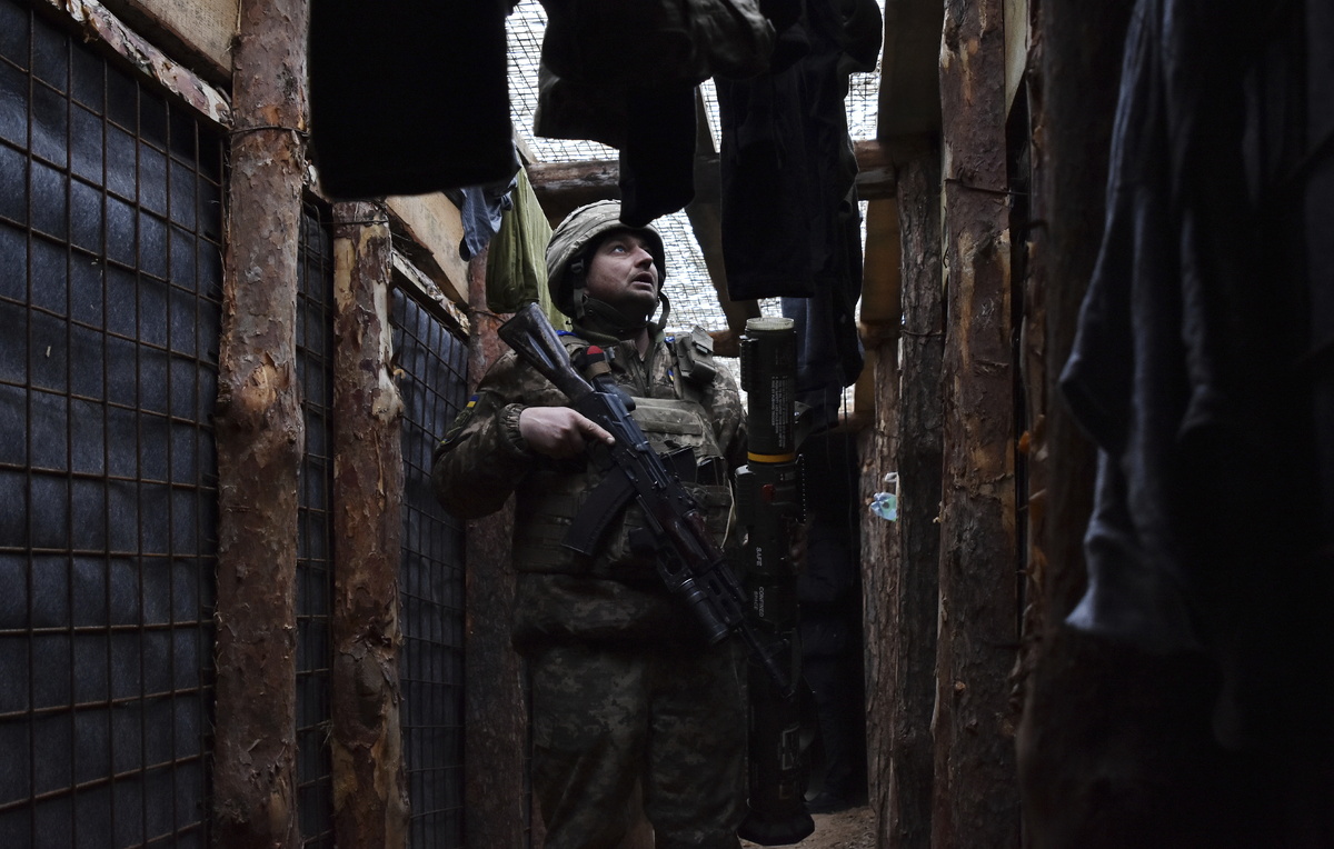 Andriy Andriyenko/Ukraine's 65th Mechanised Brigade via AP