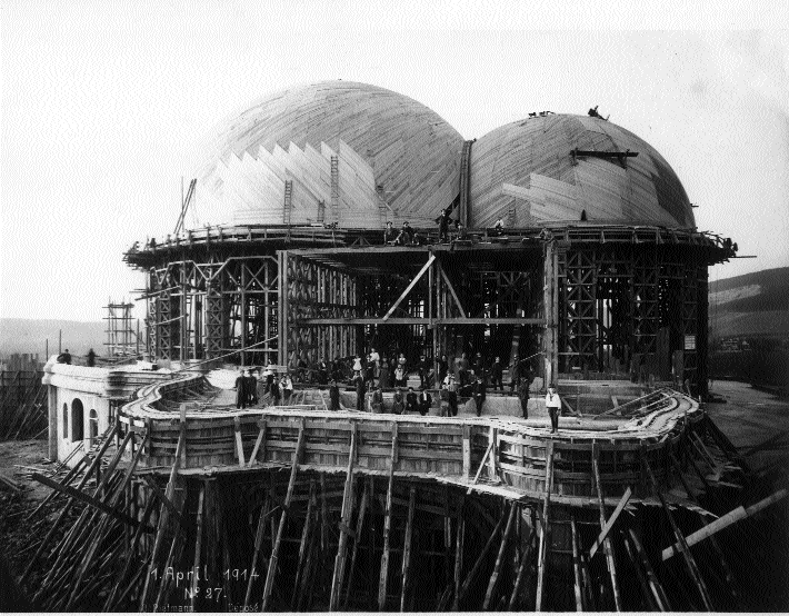 Строительство первого Гётеанума