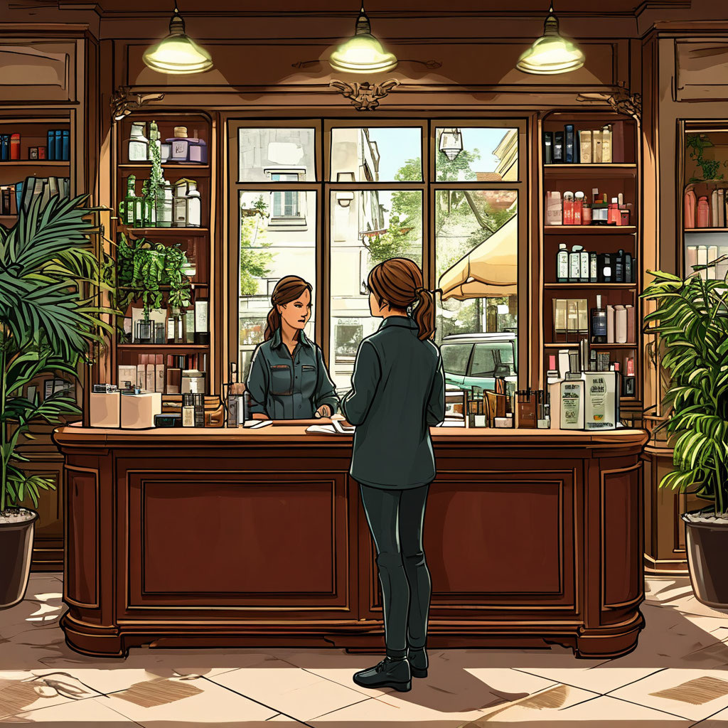 Администратор общается с клиентом