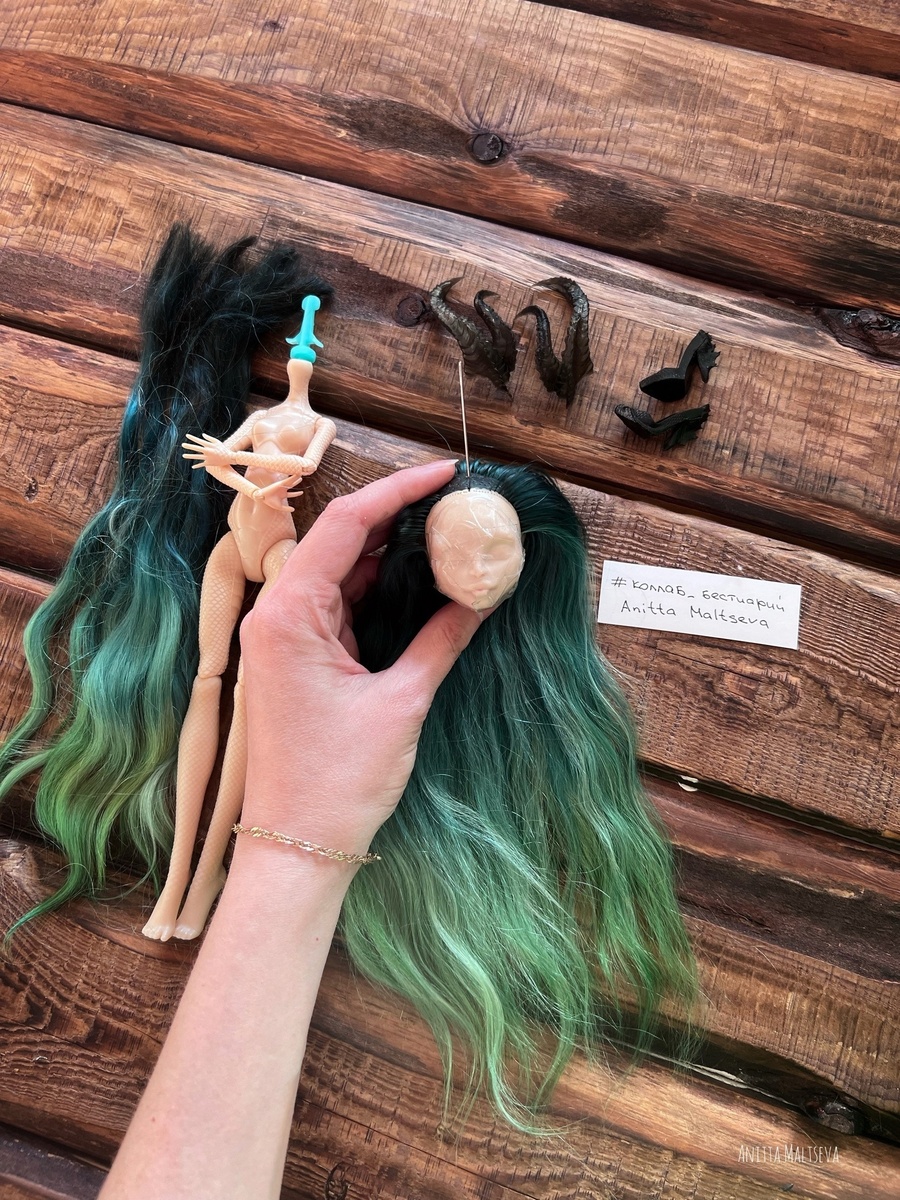 Начало работы над образом. Листай, чтобы увидеть больше фото!