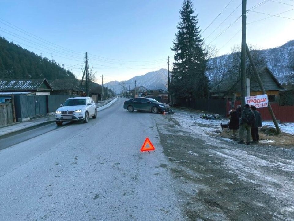    ДТП с мотоциклом в Республике Алтай. Источник: МВД по Республике Алтай