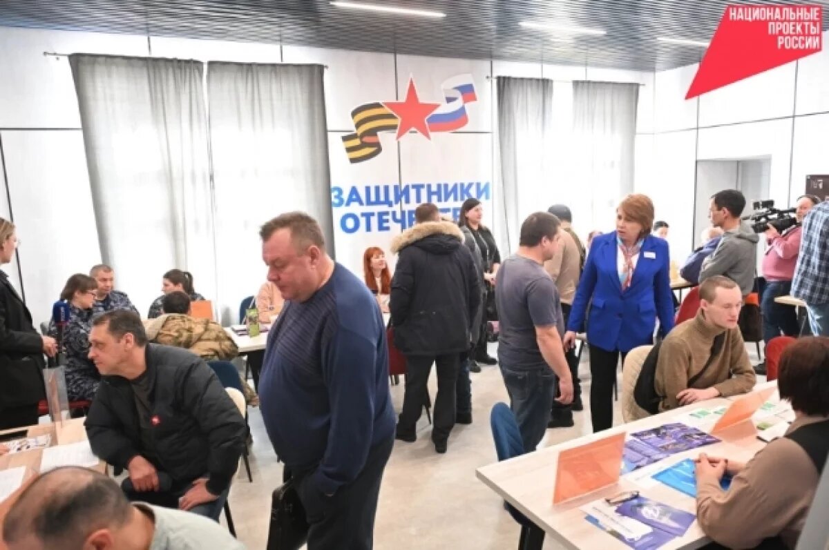    В Хабаровском крае прошла ярмарка трудоустройства для участников СВО