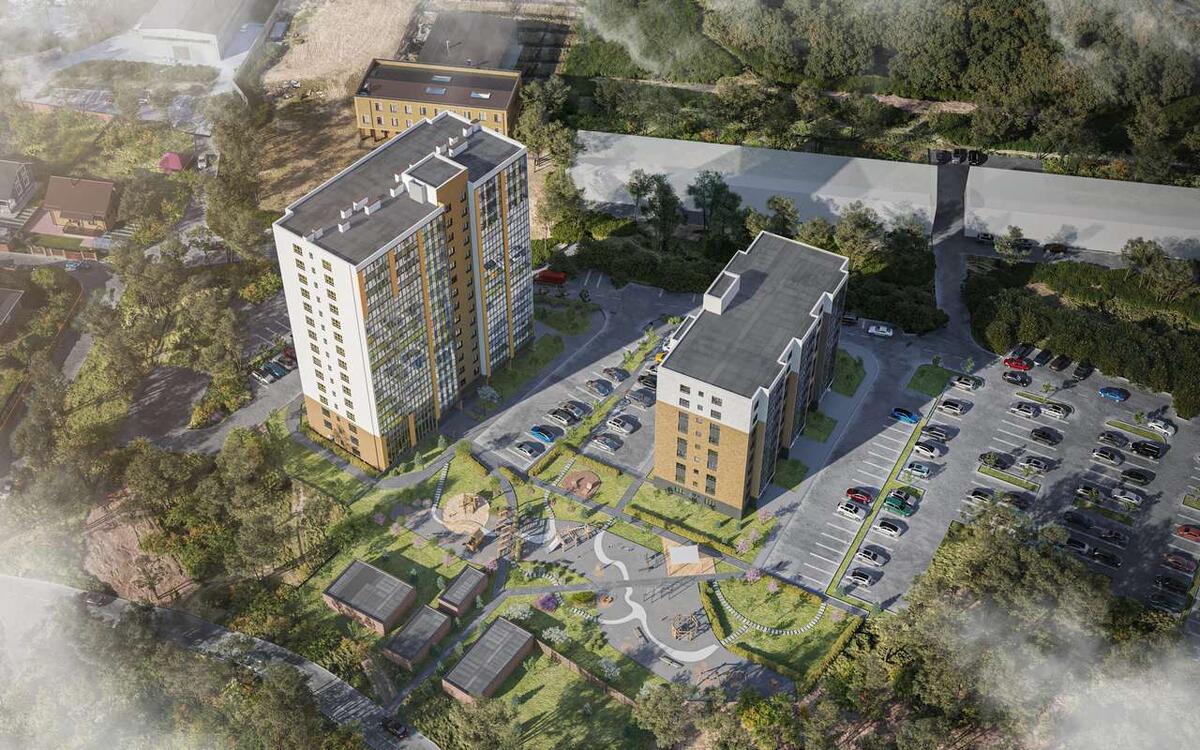 Проект и план застройки ЖК Новый парк в Оби