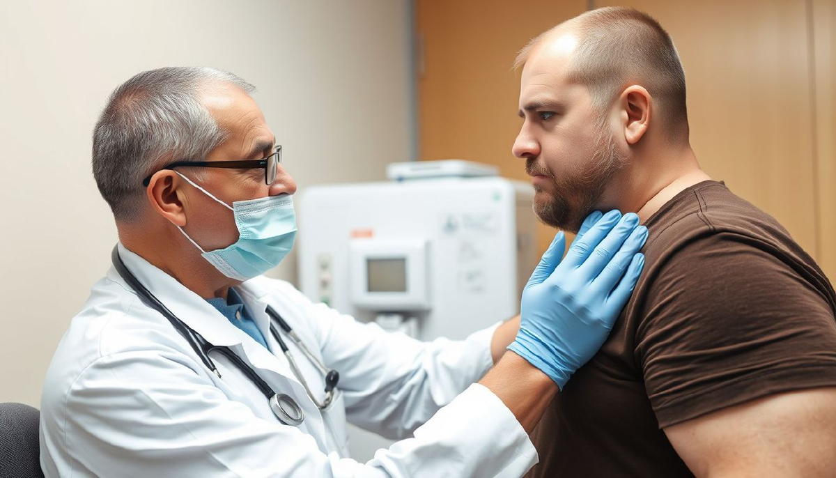 На осмотре у врача 