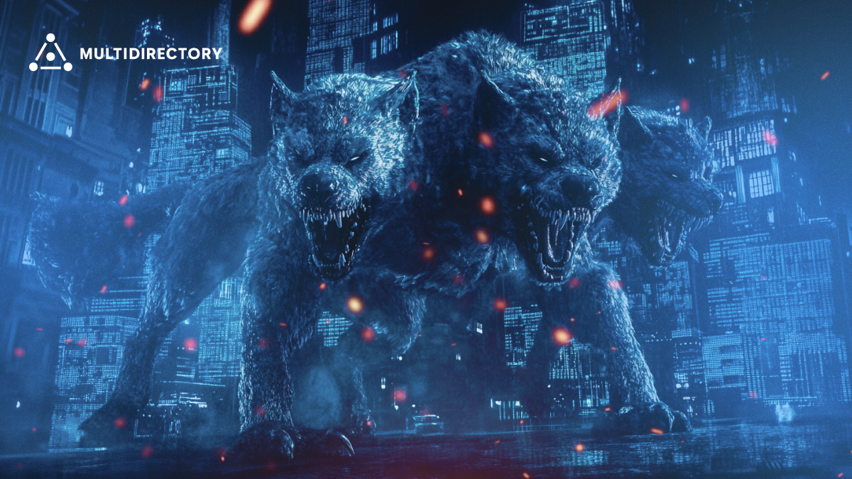 Цербер охранял вход в подземное царство, а Kerberos охраняет аутентификацию