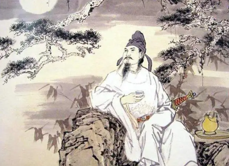 Над пеленой облаков — мороз, воздух и ясен и чист,
По серебряной тропке катит беззвучно белый нефритовый диск. 
Разве припомню в жизни своей подобную ночь хоть одну?
Где повезёт через год осеннюю встретить Луну?