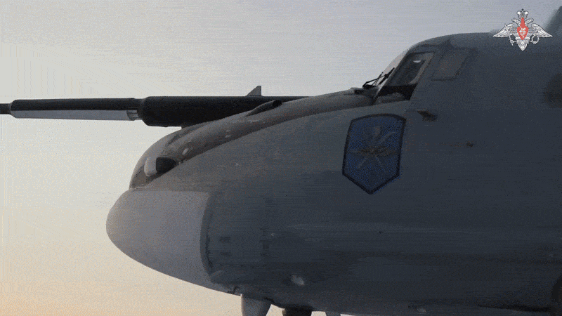    Ту-95мс идут на взлёт//Видео с официального ТГ-канала Минобороны