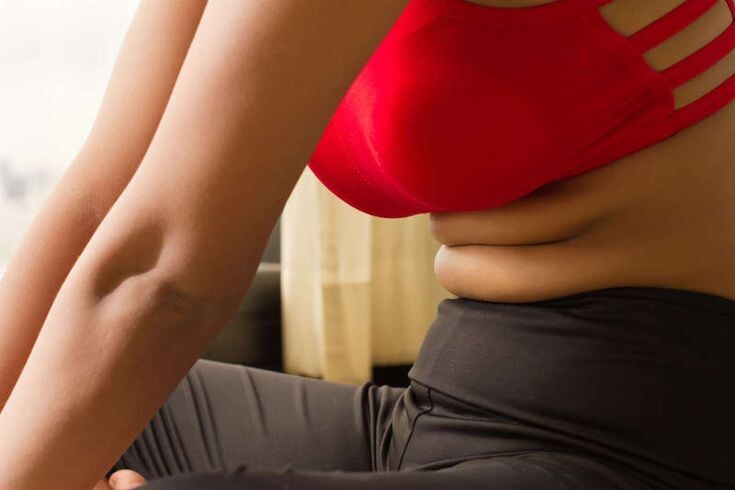 Женский животик. Картинка из открытого доступа.